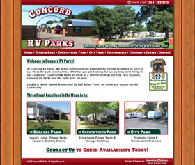 Concord RV Parks - Waco, Texas