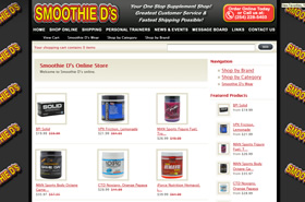 Smoothie D's Online Supplement Shop - Temple, Texas