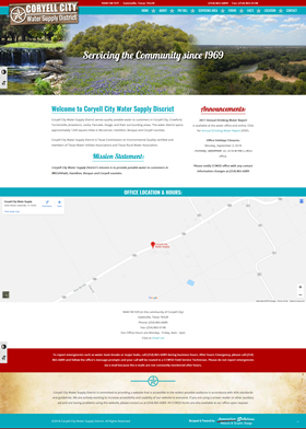 Coryell City Water Supply District Website