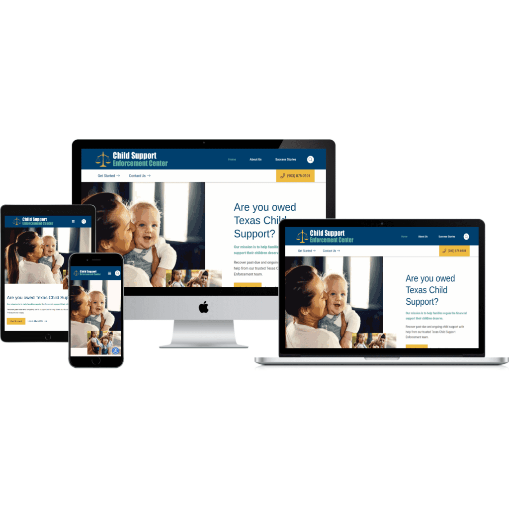 Innovative Solutions Waco - Child Support Texas Website Design