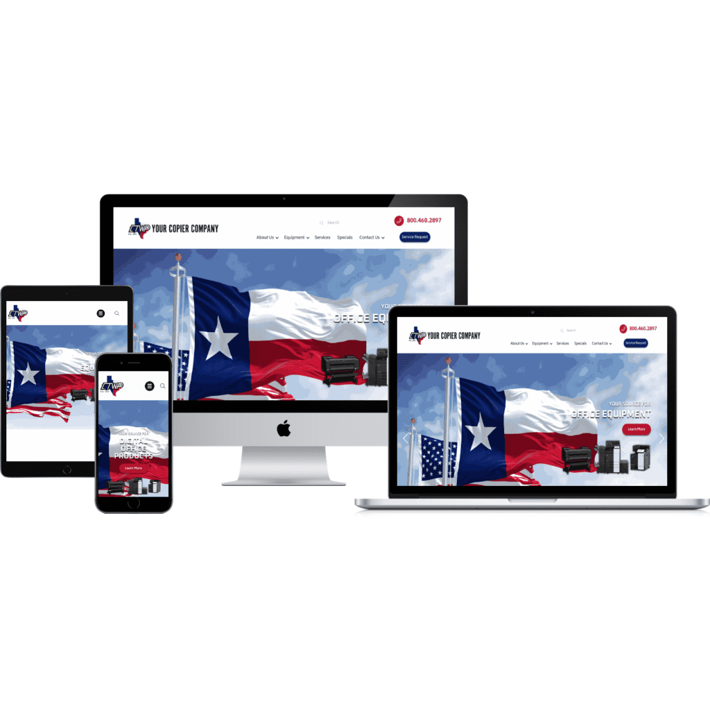 CTWP Copier Company Website Design - Innovative Solutions Waco