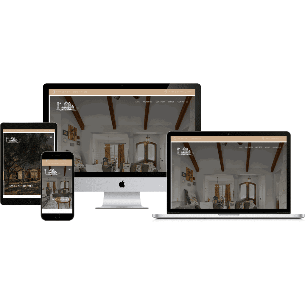 House of Homes Real Estate Website Design Innovative Solutions Waco