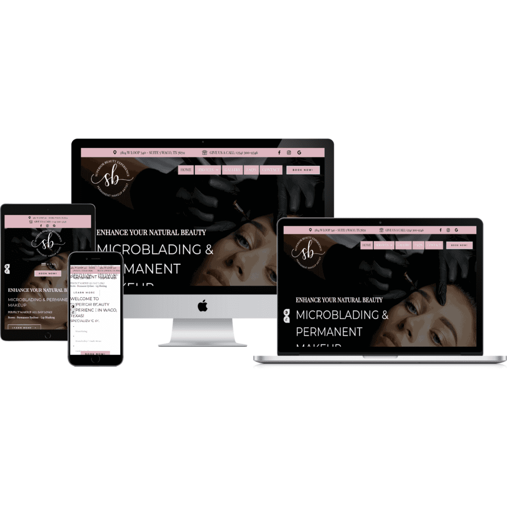 Innovative Solutions Website & Graphic Design Waco Superior Beauty Website