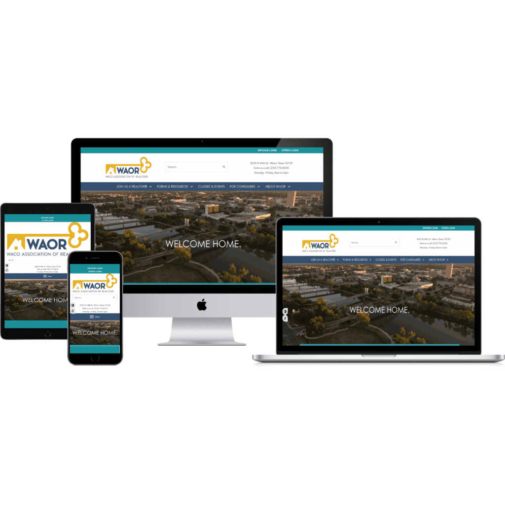 Waco Association of Realtors Website Design - Innovative Solutions